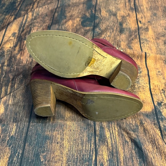 BODEN Stratford Leather Ankle Boots in Red Merlot EU 39 / US 8 - Picture 11 of 14